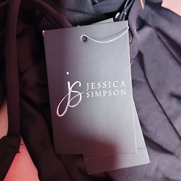 Jessica Simpson Size Small Lace-up Plunge One Piece Swimsuit New - Picture 4 of 4